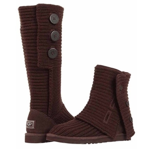 UGG Shoes - Brown knit Ugg boots